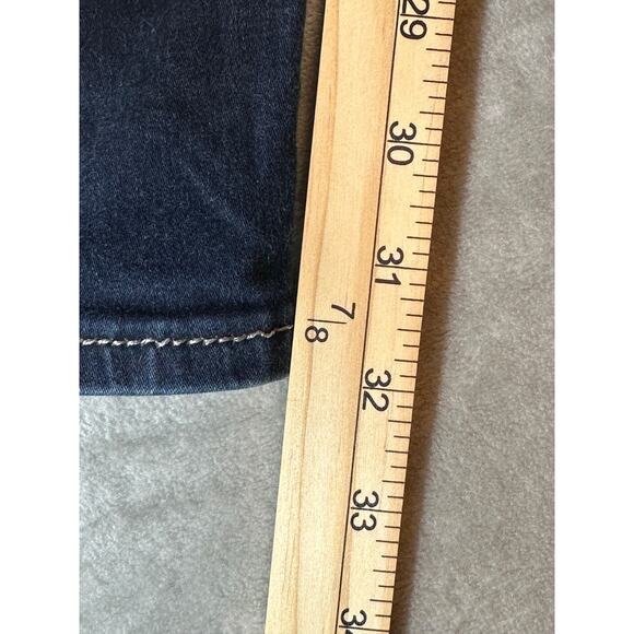 Rock Revival Nicci 26 Women's Jeans Skinny Fleur-de-Lis Embroidered Pockets - Picture 9 of 10